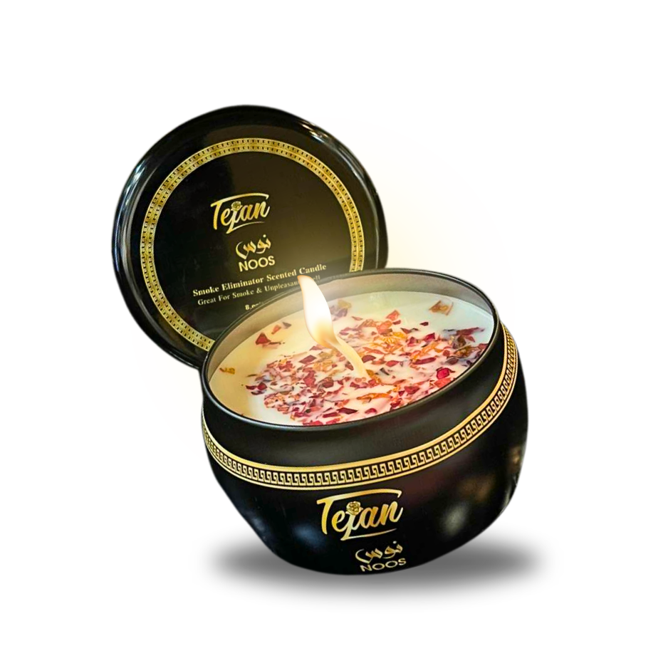 Tejan Smoke Eliminator Scented Candle Display – 12 PCS