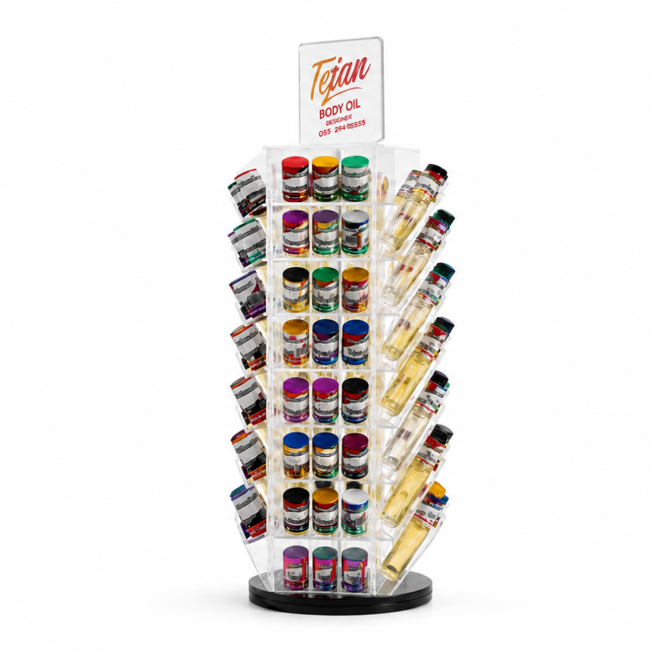 Tejan Body Oil Display – 120 pcs
